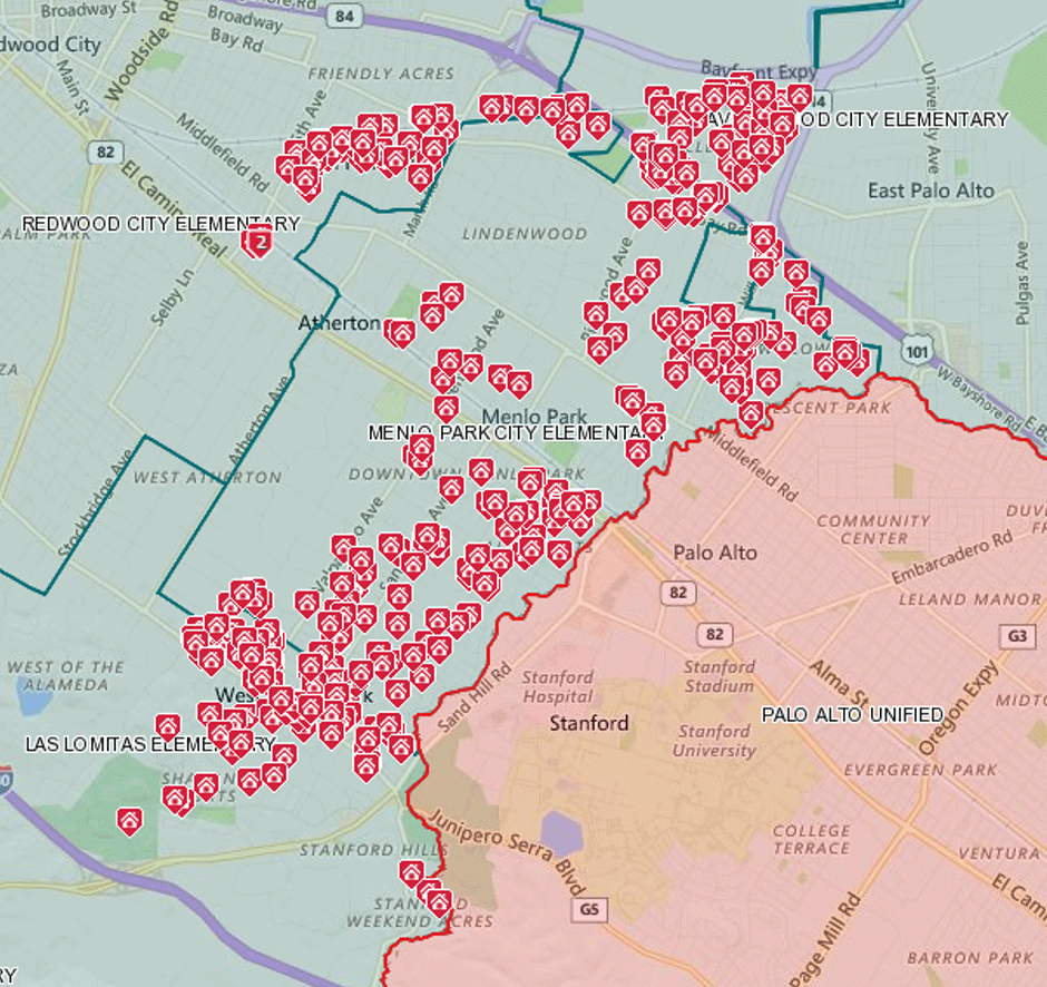 Elementary school districts in Menlo Park Elementary school districts in Menlo Park