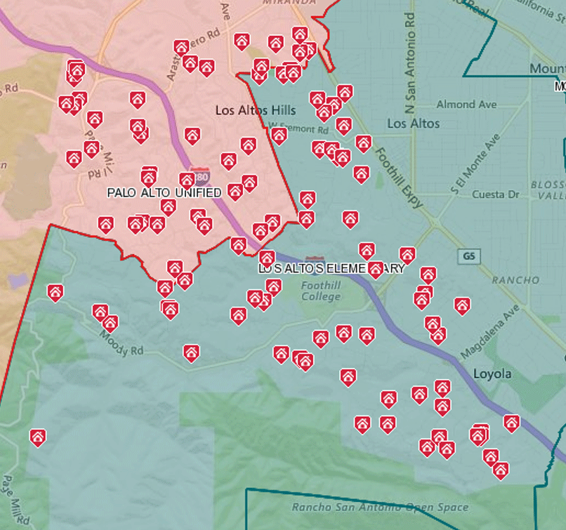 Elementary school districts in Los Altos Hills Elementary school districts in Los Altos Hills