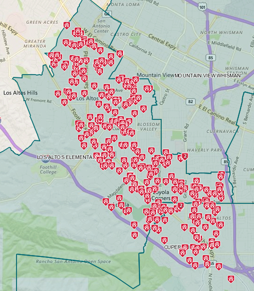 Elementary school districts in Los Altos Elementary school districts in Los Altos