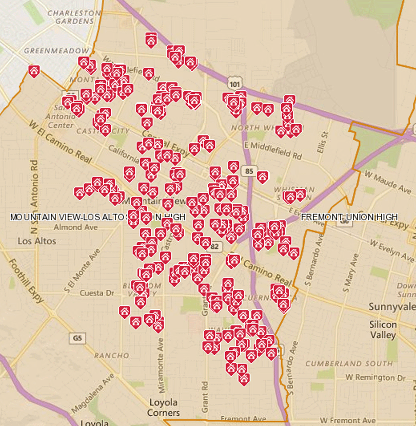 High School Districts in Mountain View High School Districts in Mountain View