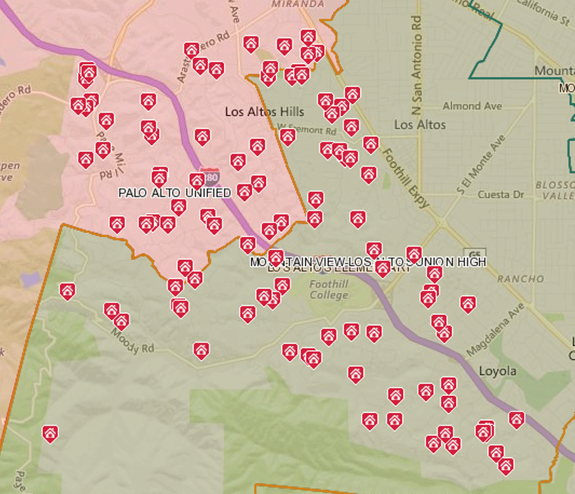 High school districts in Los Altos Hills High school districts in Los Altos Hills